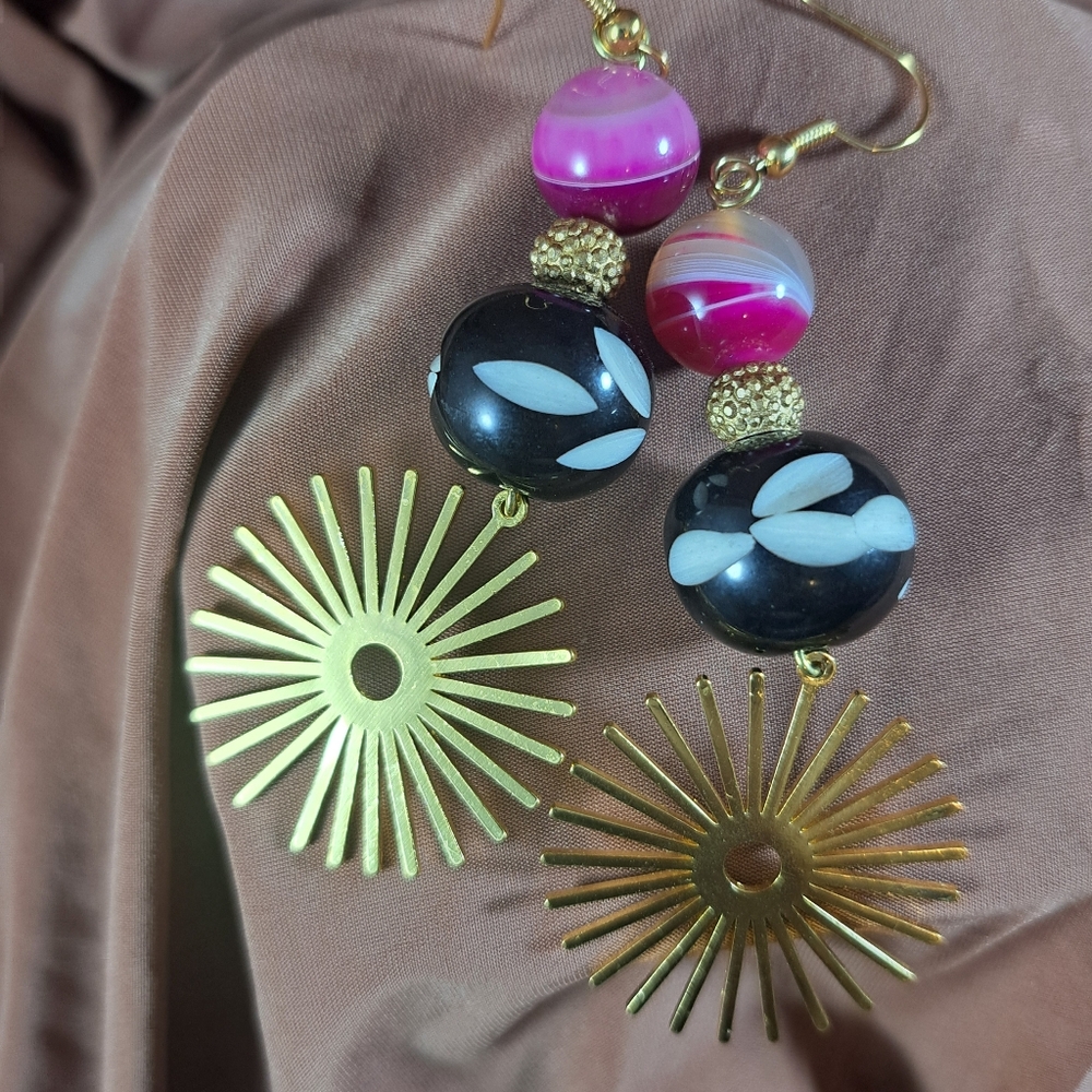 New Agate Earrings - image 2